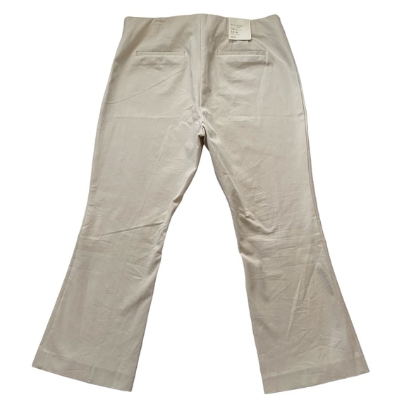 NEW A New Day Size 18R Khaki Beige Kick Flare Side Zip Stretch Pants Casual - Picture 2 of 13
